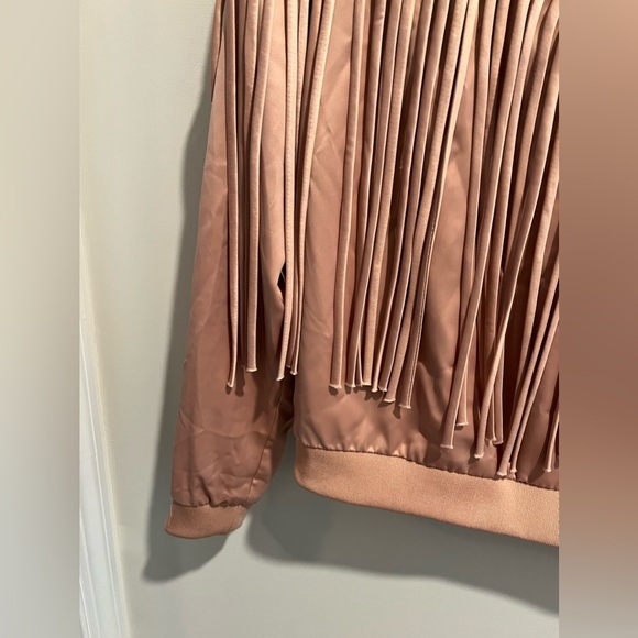 endless rose Pink Fringe Jacket - Picture 4 of 5